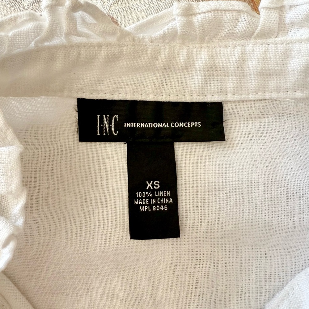 INC International Concepts Linen Jacket - Picture 2 of 8